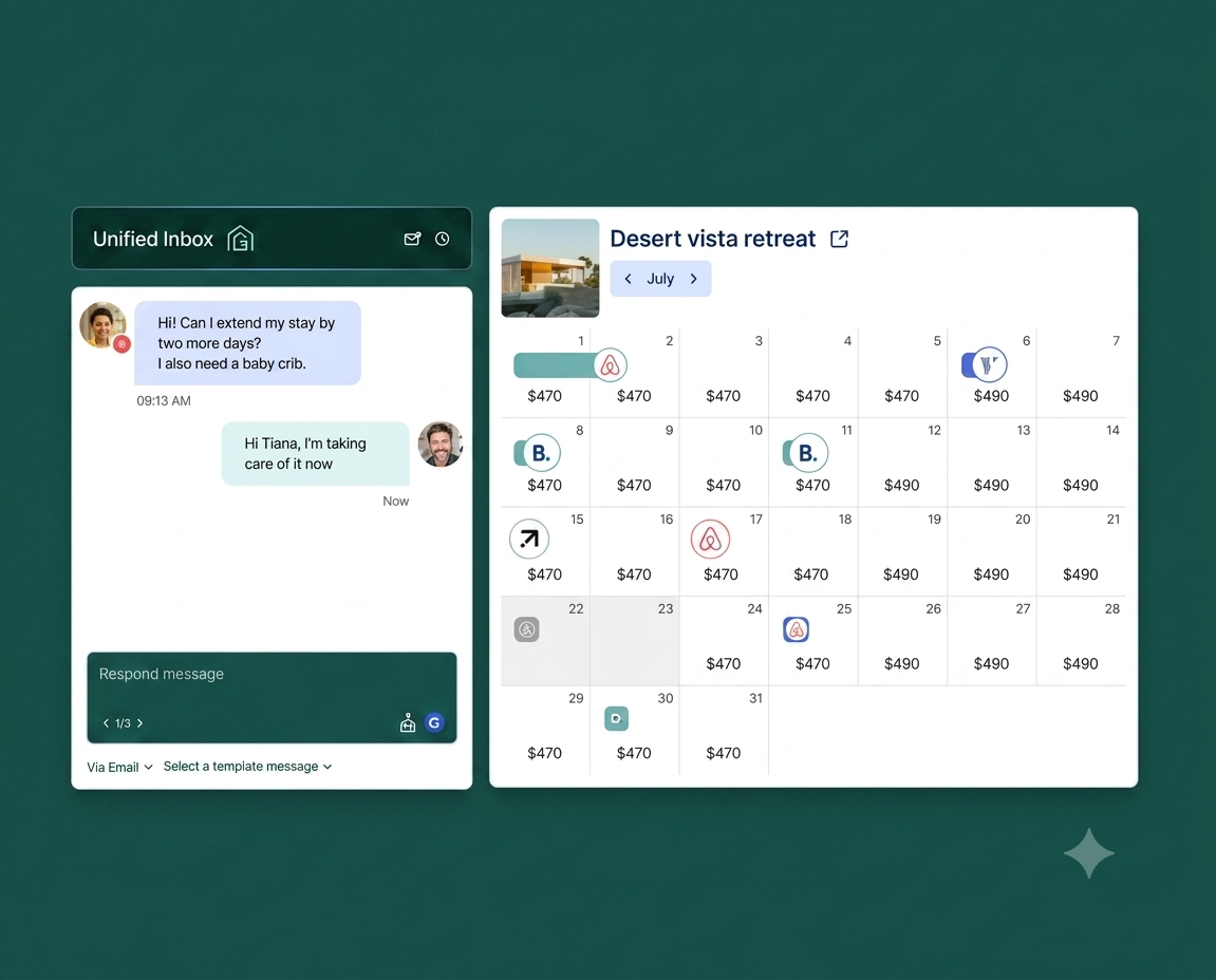 Guesty Lite AI Property Management Dashboard